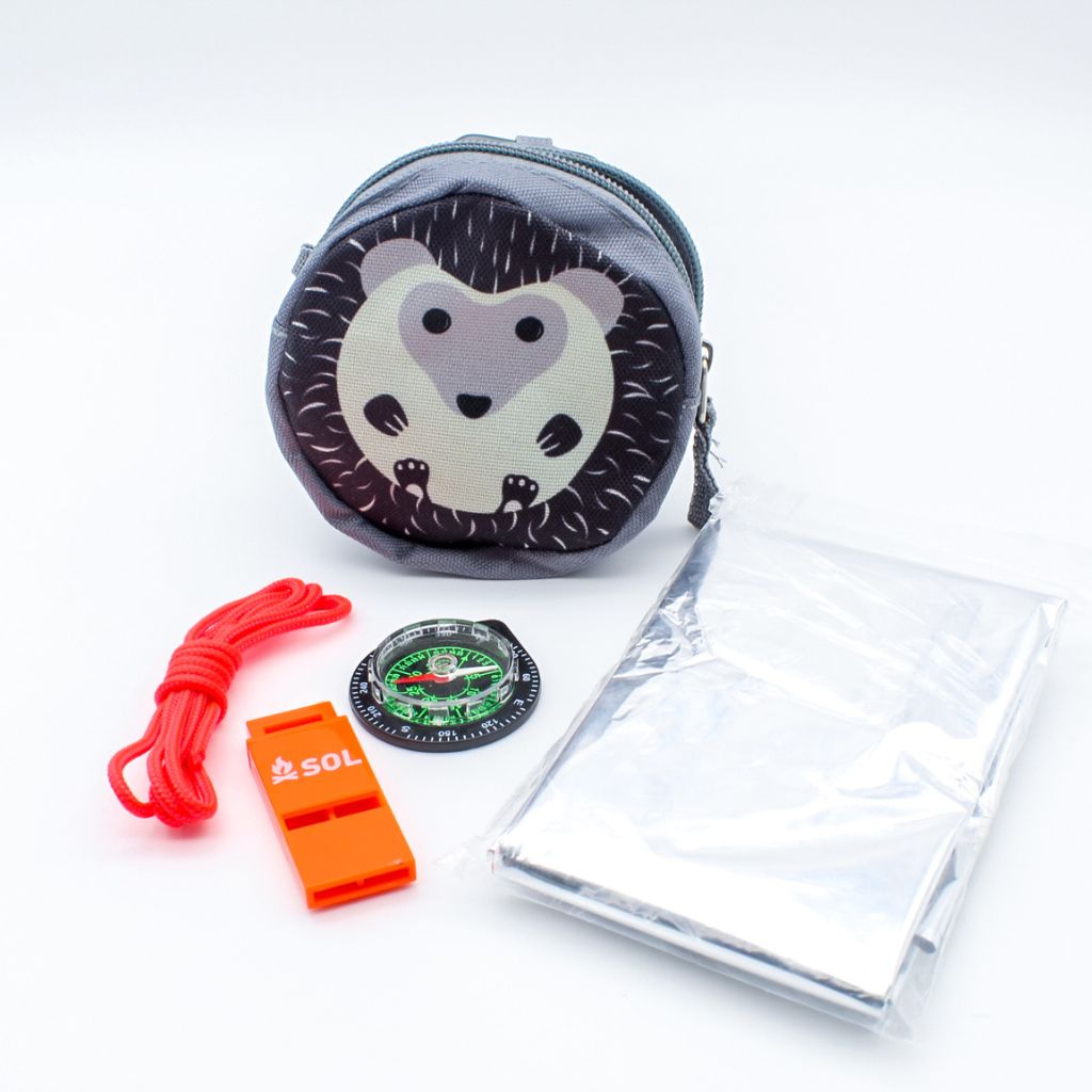 Hedgehog Animal Camp Critter Mini Survival Kit - SOL