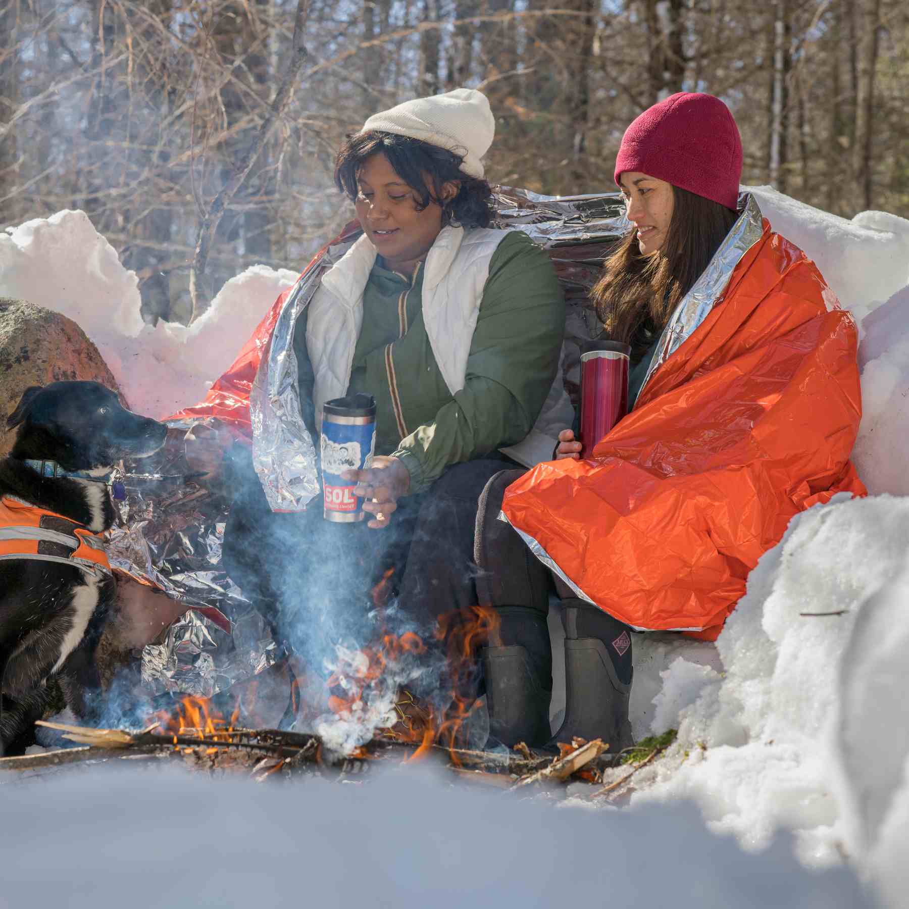 Winter best sale camping blanket